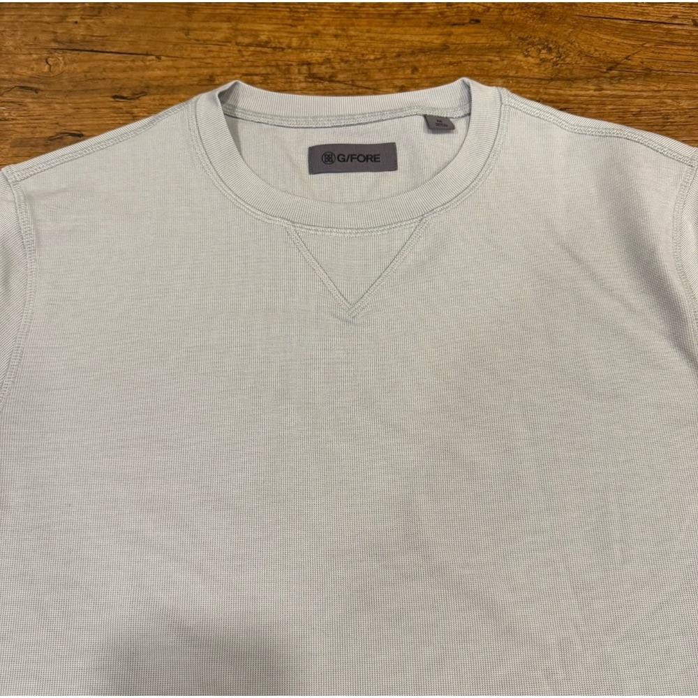 G/FORE Gray Performance Golf Casual Pullover Crewneck Sweatshirt Sweater Men's M